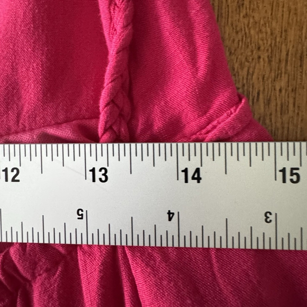 Slate & Willow Dark Pink Maxi Halter Tiered Dress Size XS Open Back Lined - Picture 13 of 16